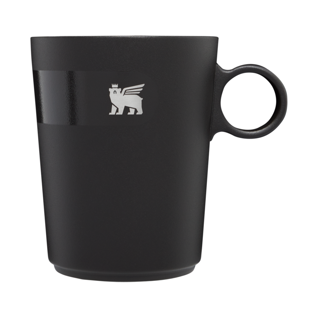 Stanley 10.6 OZ Cafe Latte Cup with Circular Handle in Matte Black