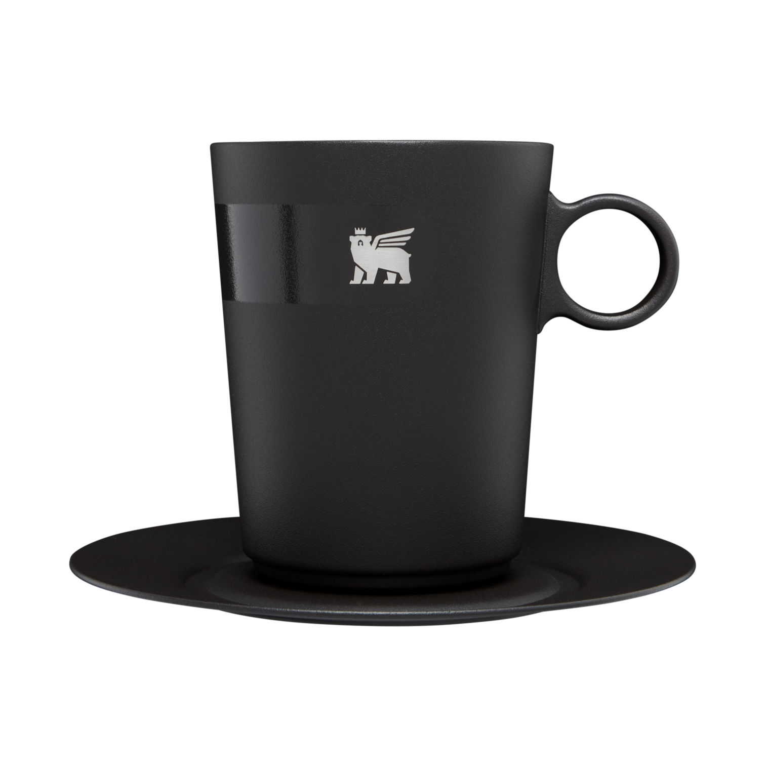 The DayBreak Café Latte Cup & Stillness Saucer | 10.6 OZ - Hydration Made Easy