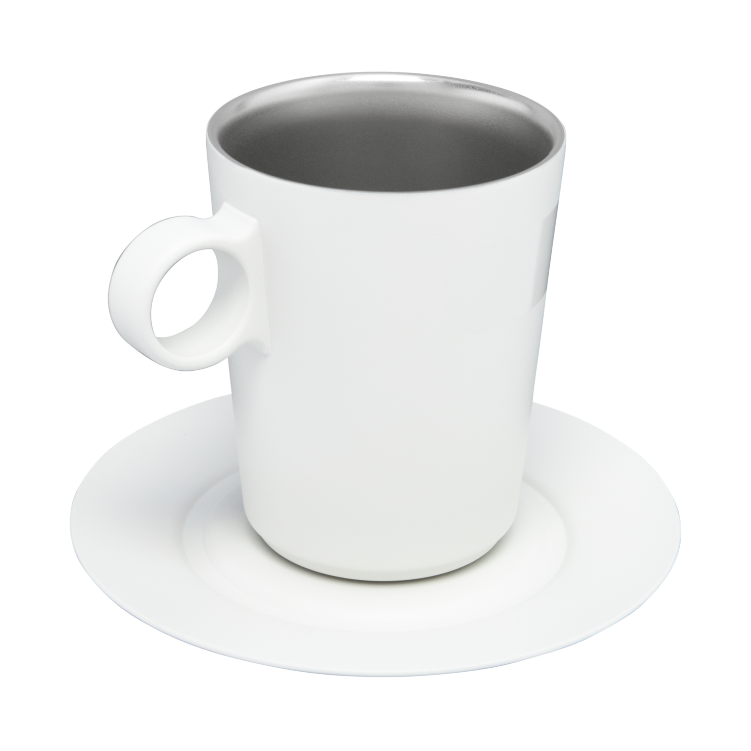The DayBreak Café Latte Cup & Stillness Saucer | 10.6 OZ - Hydration Made Easy