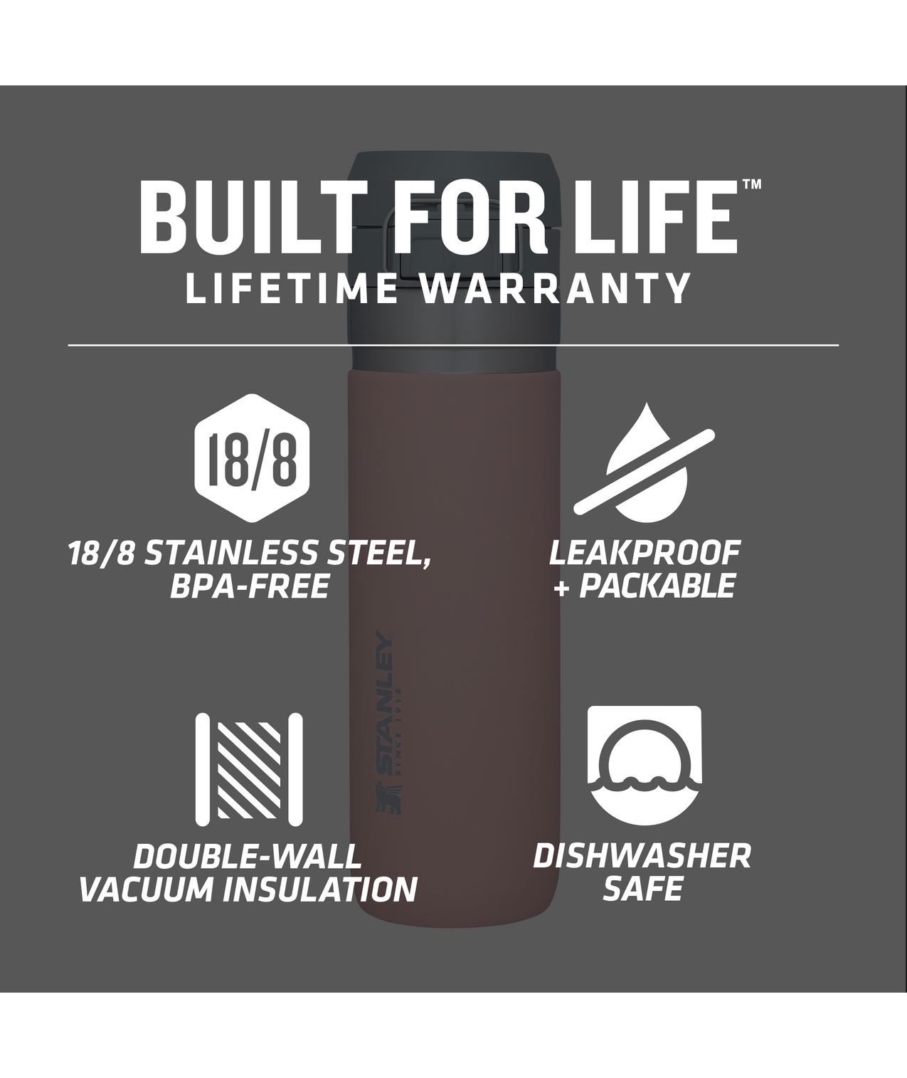 The Quick Flip Go Bottle | 24 OZ - Daily Sip. Daily Refill.