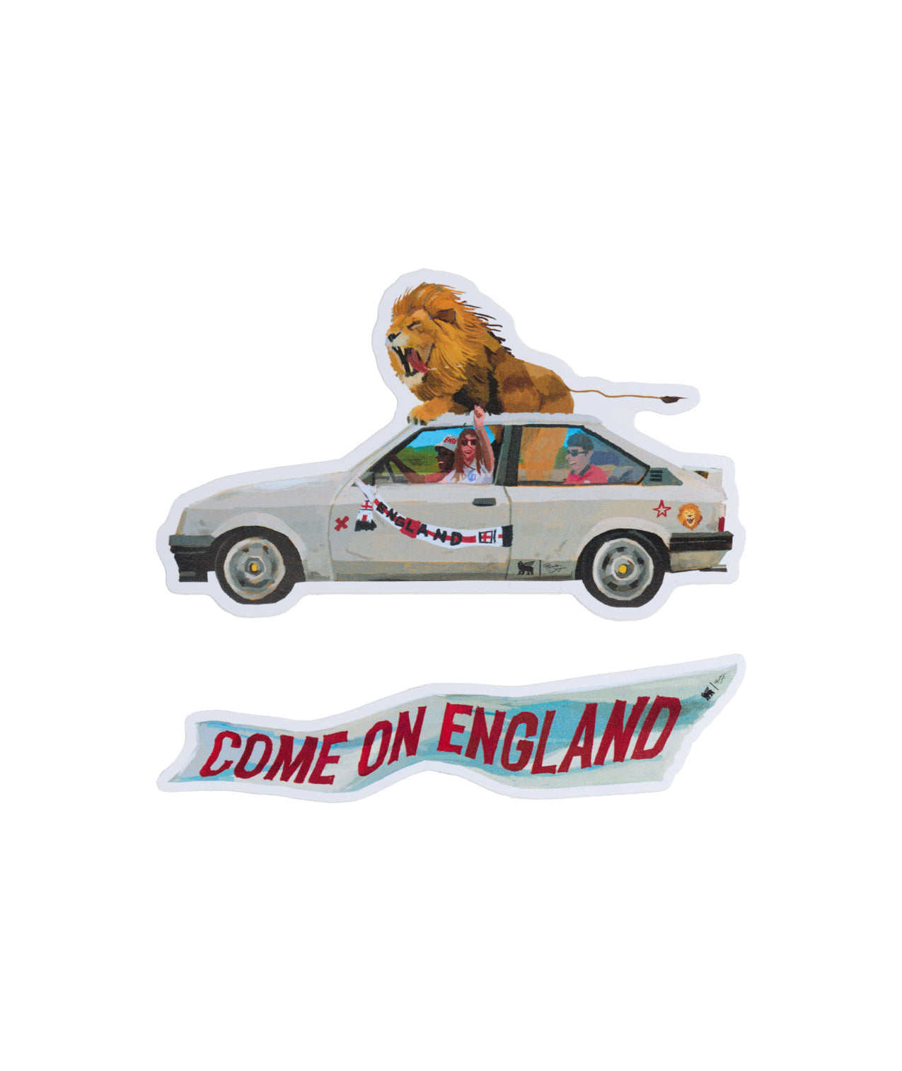 Stanley 1913 x England Fútbol Artist Sticker Pack - Fresh Hydration Routine