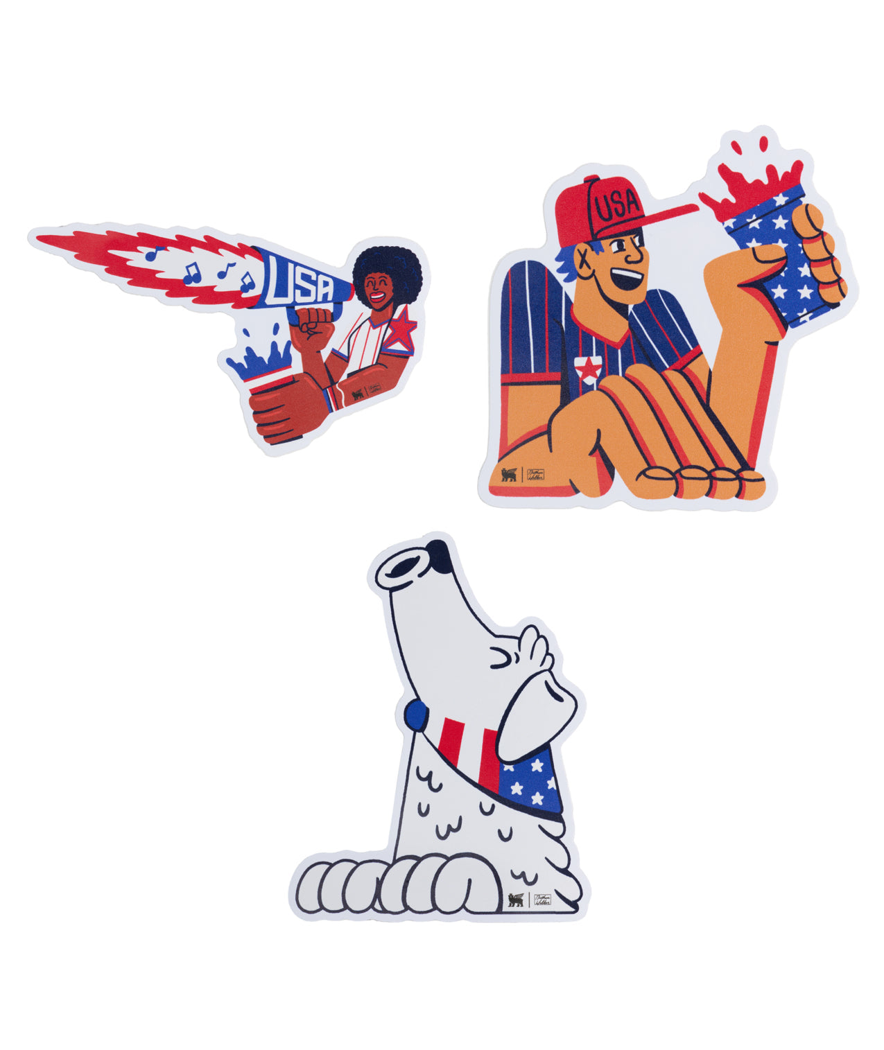 Stanley 1913 x USA Fútbol Artist Sticker Pack - Office Day Ready
