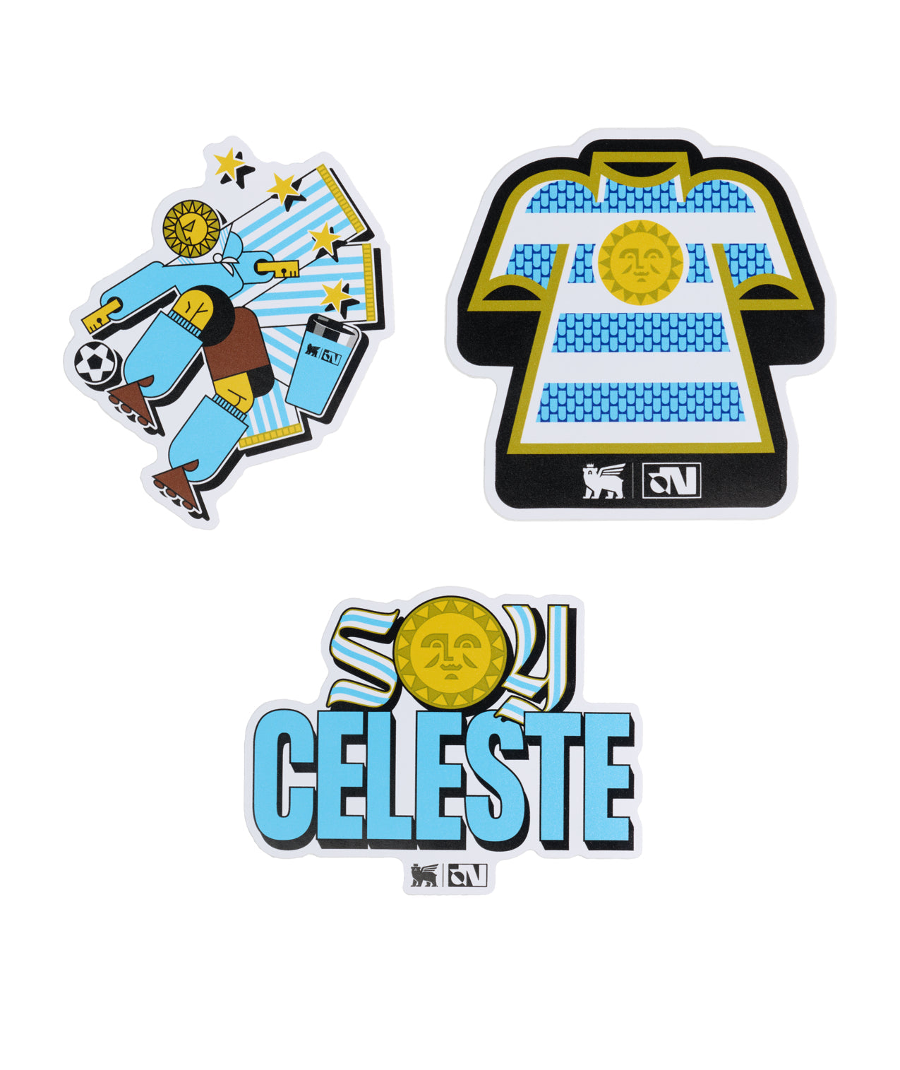 Stanley 1913 x Uruguay Fútbol Artist Sticker Pack - Daily Tumbler Ready