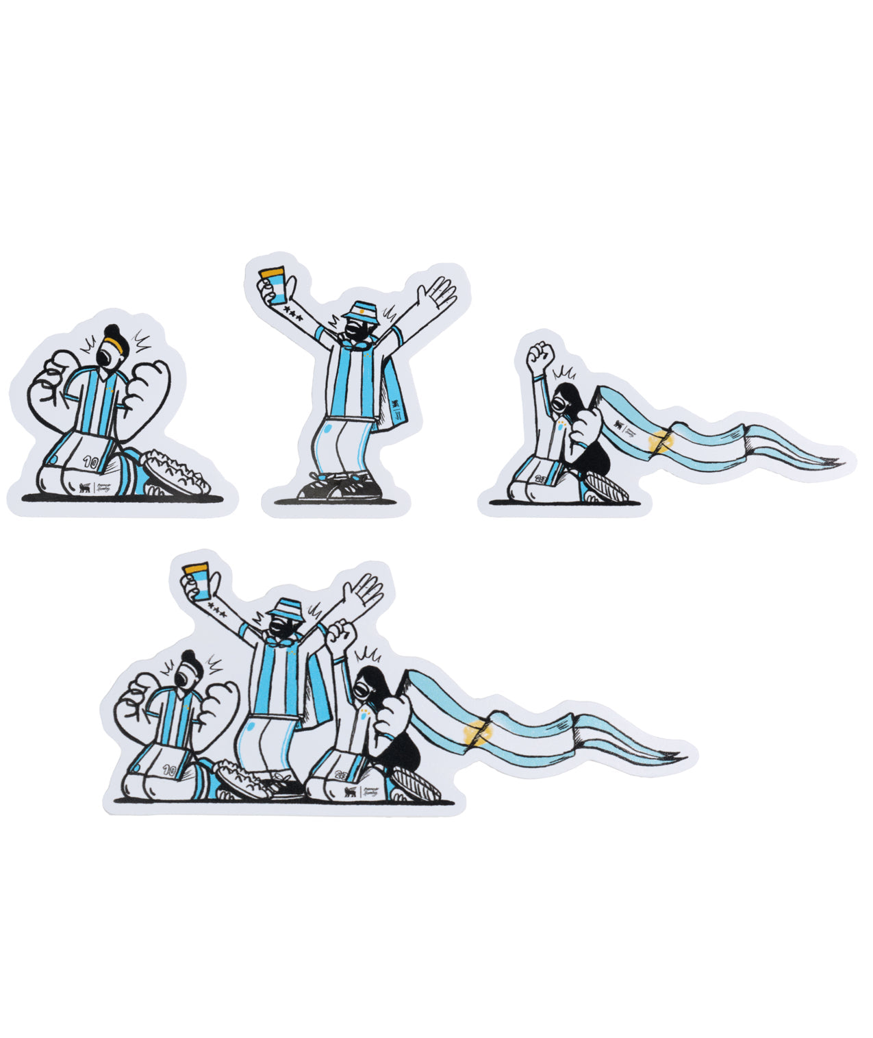 Stanley 1913 x Argentina Fútbol Artist Sticker Pack - School Day Ready