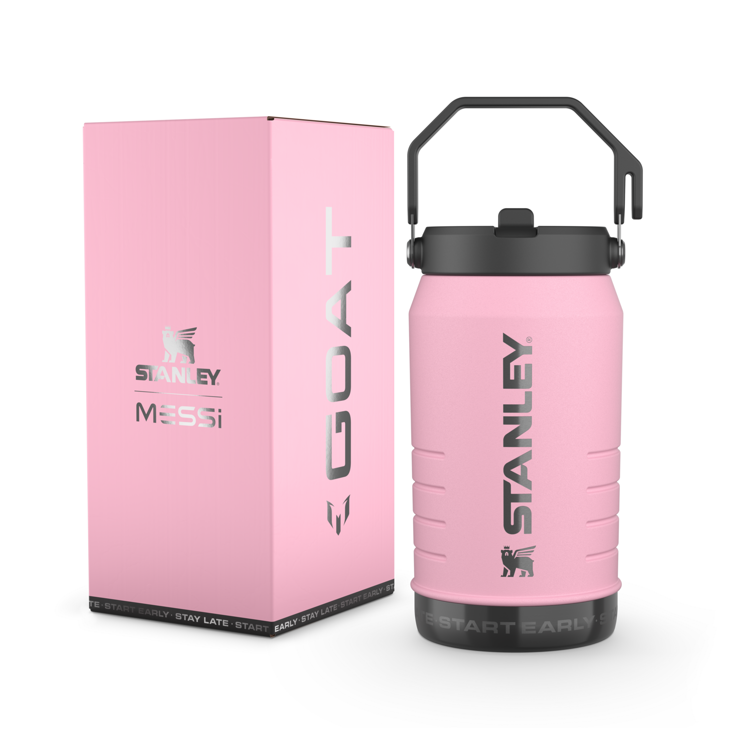The Messi x Stanley IceFlow™ Flip Straw Jug | 64 OZ - Everyday Water Gear