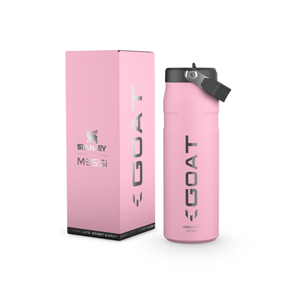 The Messi x Stanley IceFlow™ Flip Straw 2.0 Bottle | 24 OZ - Made to Hydrate