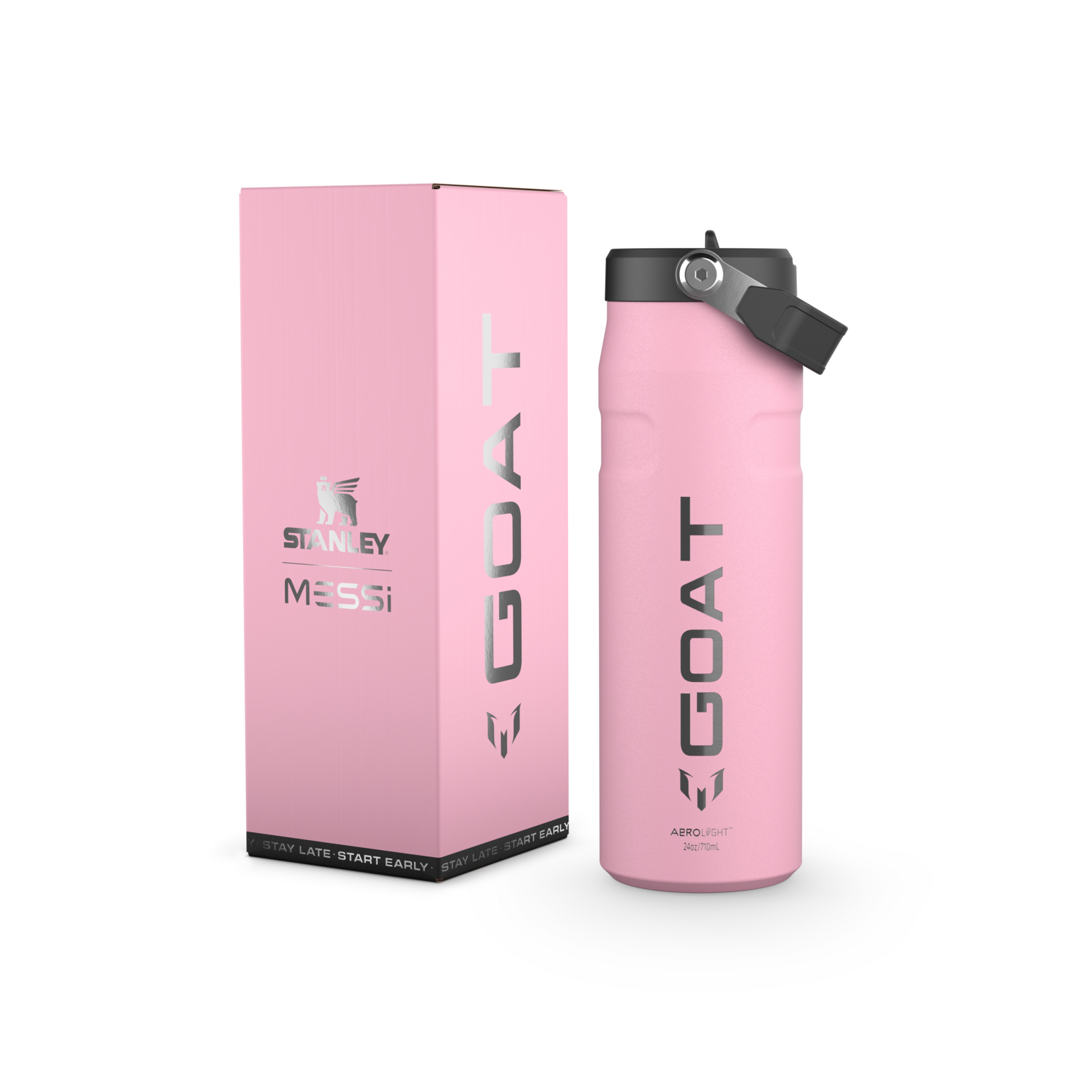 The Messi x Stanley IceFlow™ Flip Straw 2.0 Bottle | 24 OZ - Made to Hydrate
