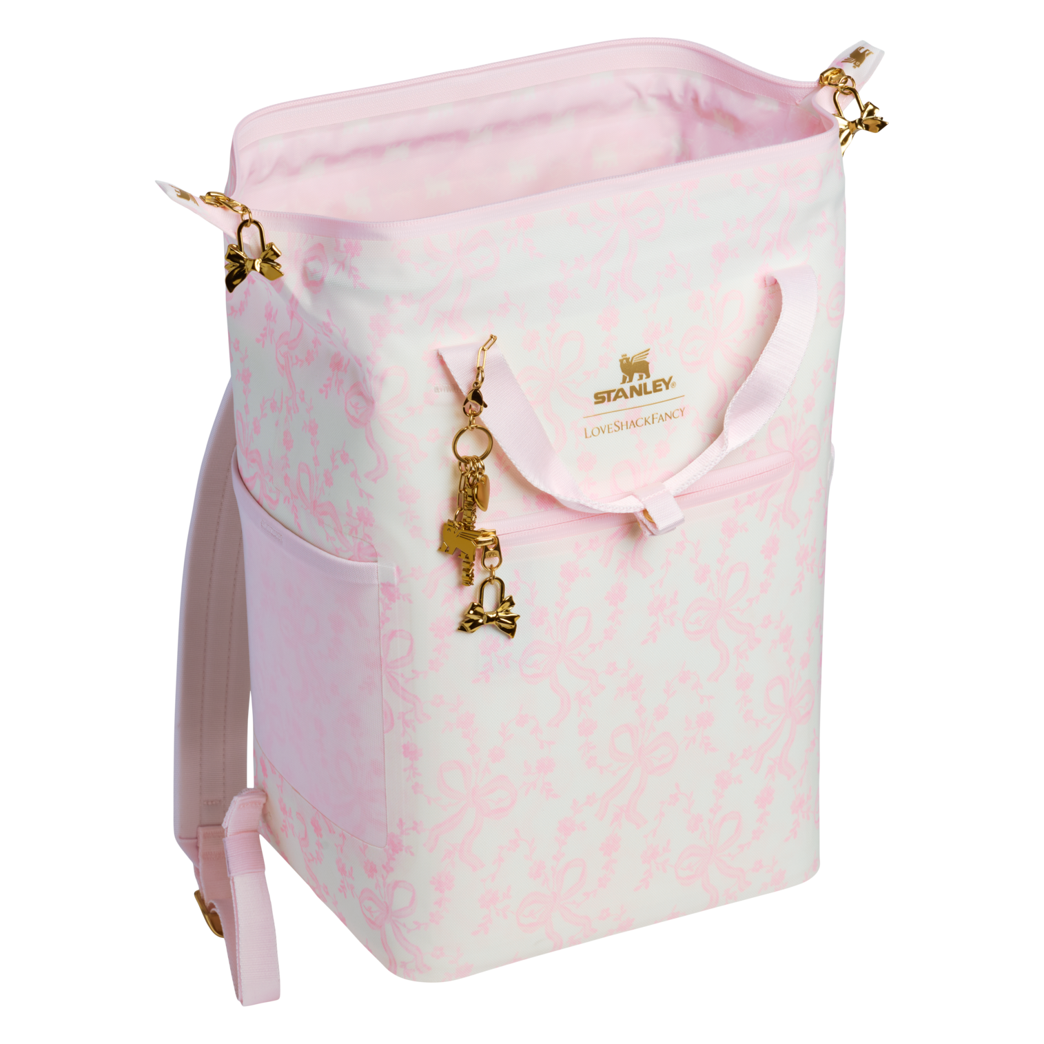 Stanley 1913 x LoveShackFancy Holiday All Day Madeleine Mini Cooler Backpack | 20 Can | 14 QT | 13.2 L - Made for Your Day