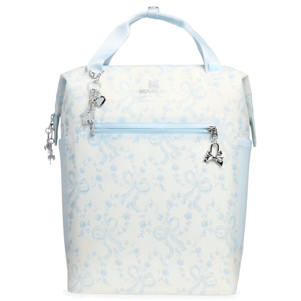 Stanley 1913 x LoveShackFancy Holiday All Day Madeleine Mini Cooler Backpack | 20 Can | 14 QT | 13.2 L - Made for Your Day