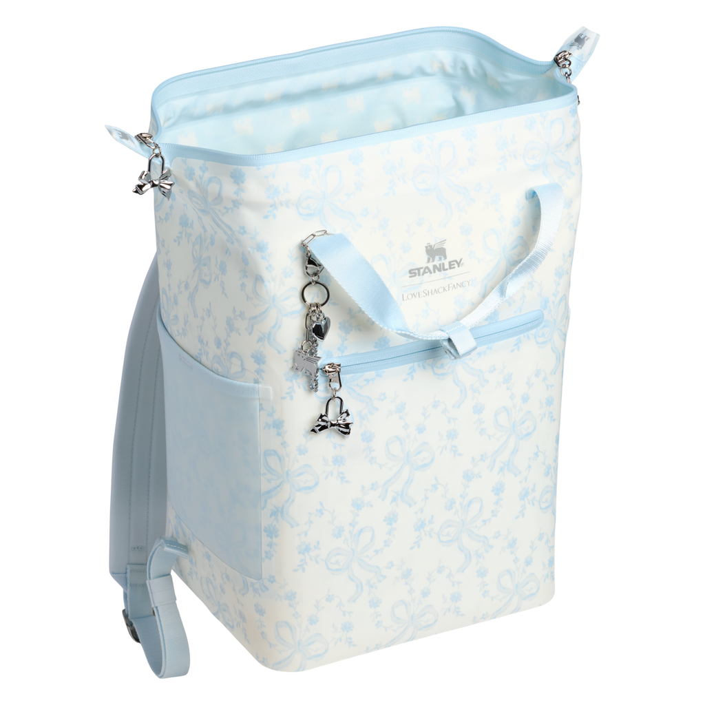Stanley 1913 x LoveShackFancy Holiday All Day Madeleine Mini Cooler Backpack | 20 Can | 14 QT | 13.2 L - Made for Your Day