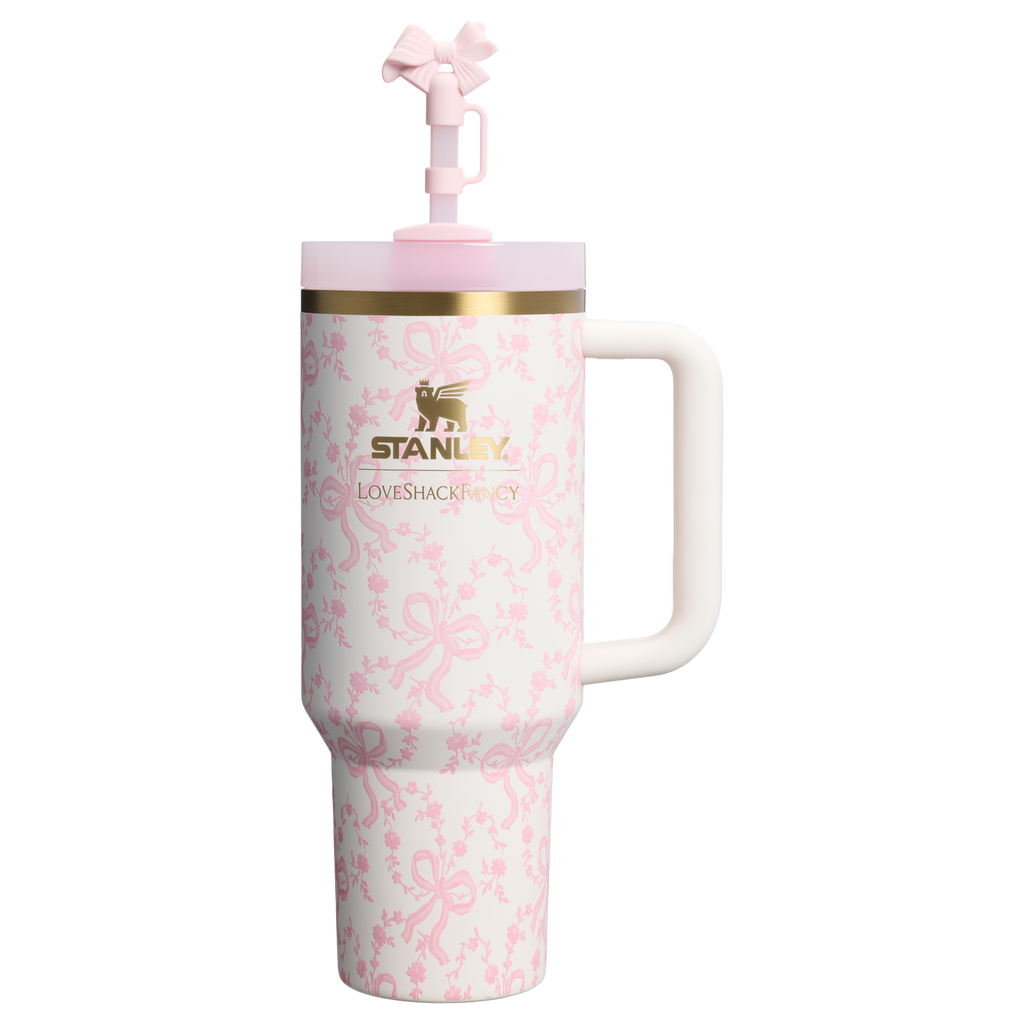 Stanley 1913 x LoveShackFancy Holiday Quencher® H2.0  FlowState™ Tumbler | 40 OZ - Daily Water Made Simple