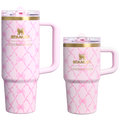 Stanley 1913 x LoveShackFancy Holiday The Quencher® Details ProTour Tumbler Set | 2-pack - Refill and Go
