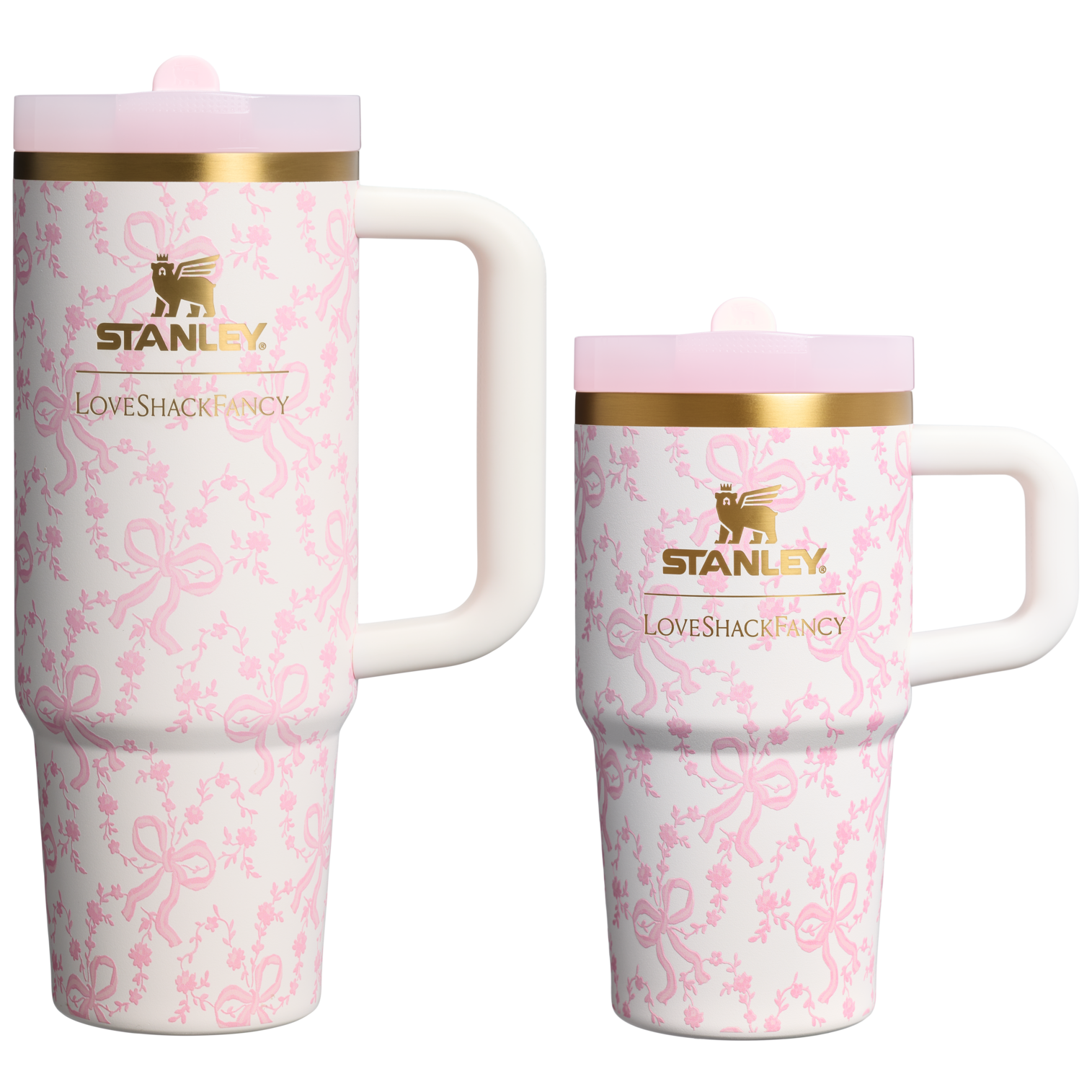Stanley 1913 x LoveShackFancy Holiday The Quencher® Details ProTour Tumbler Set | 2-pack - Refill and Go