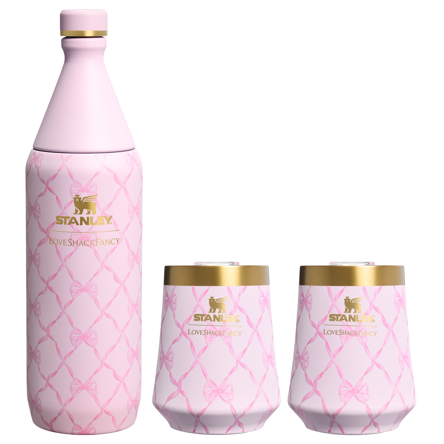 Stanley 1913 x LoveShackFancy Holiday Reserve All Day Wine Set | 34 OZ | 11 OZ - Simple Drinkware Upgrade