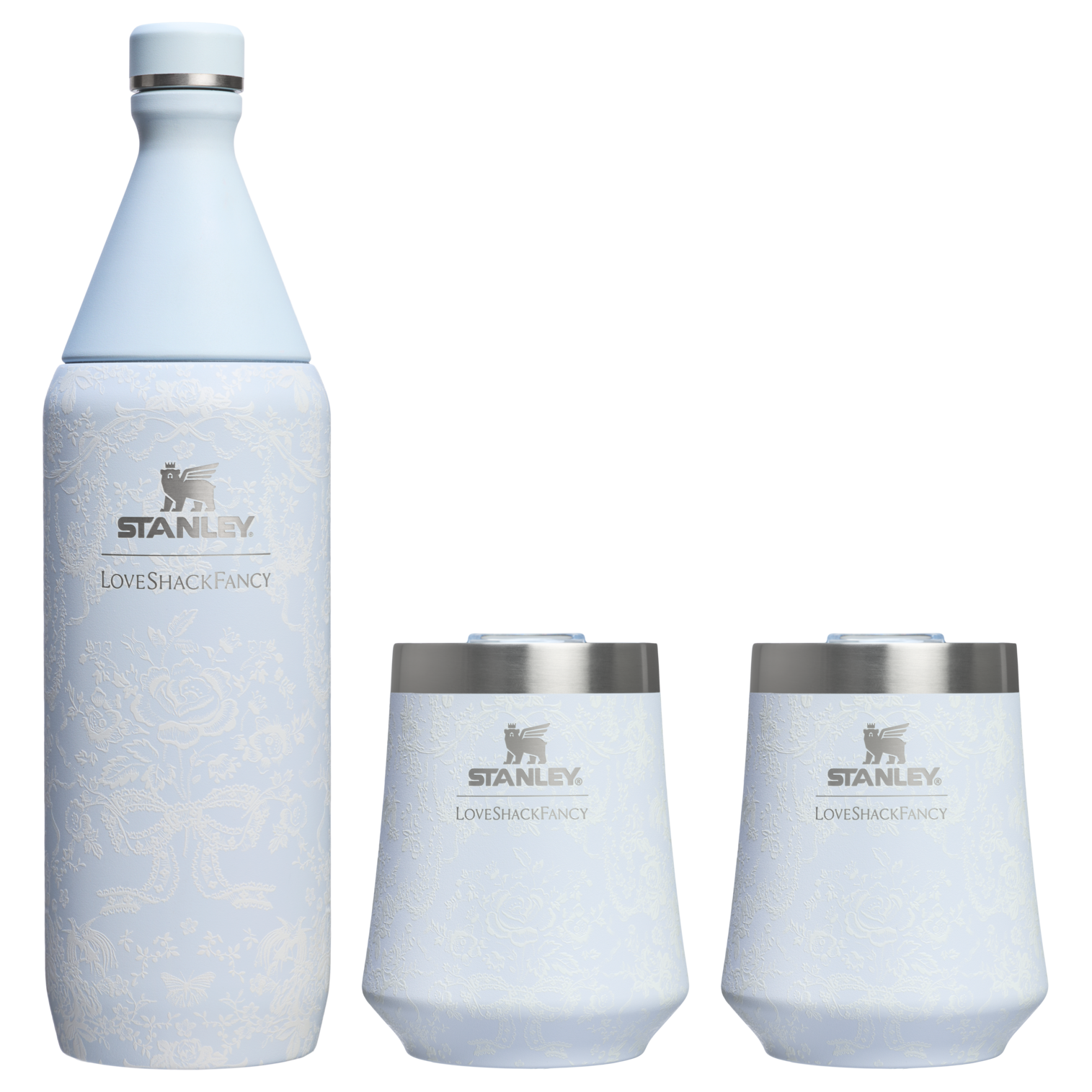 Stanley 1913 x LoveShackFancy Holiday Reserve All Day Wine Set | 34 OZ | 11 OZ - Simple Drinkware Upgrade