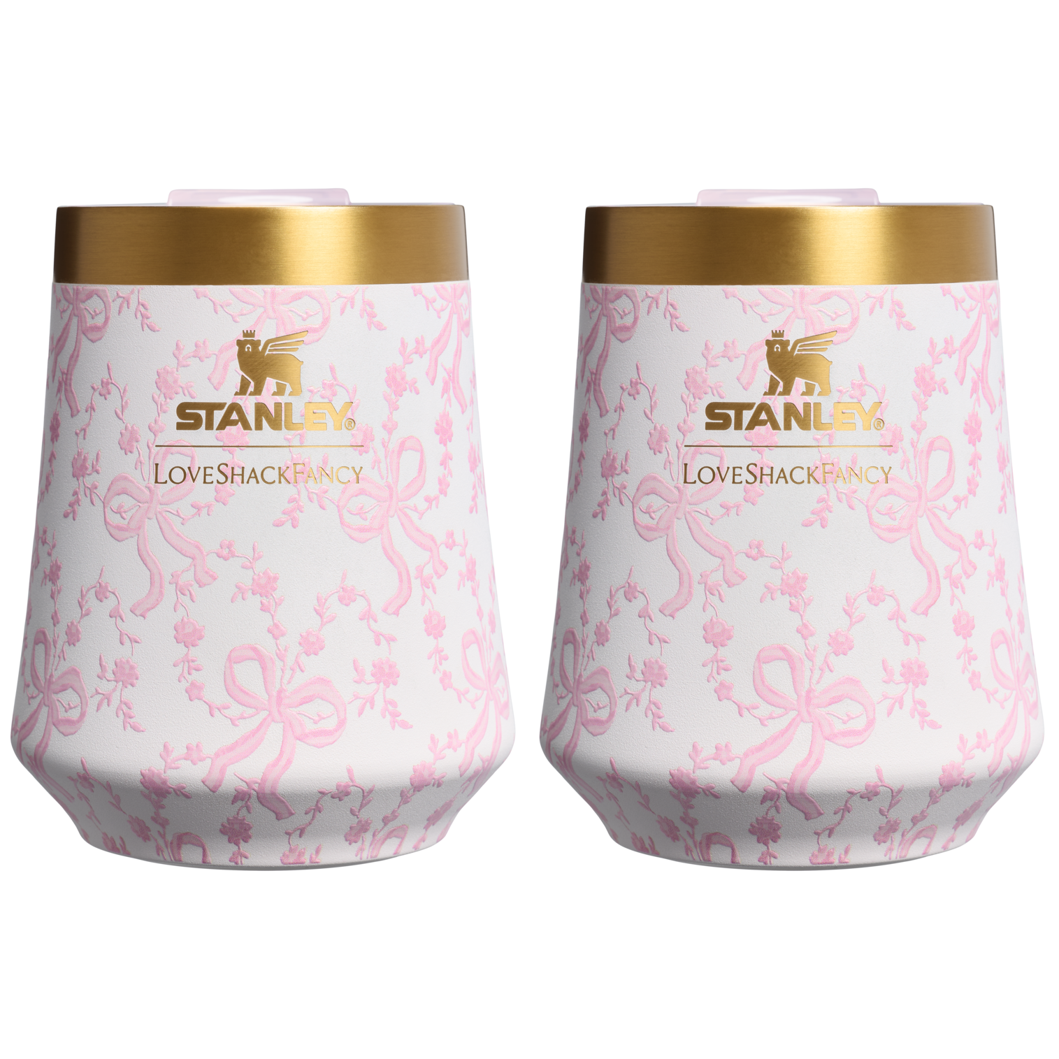 Stanley 1913 x LoveShackFancy Holiday The Reserve Wine Tumbler Set | 11 OZ (2-pack) - Carry Your Way