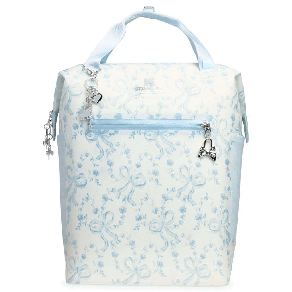 Stanley 1913 x LoveShackFancy Holiday All Day Madeleine Mini Cooler Backpack | 20 Can | 14 QT | 13.2 L - Made for Your Day