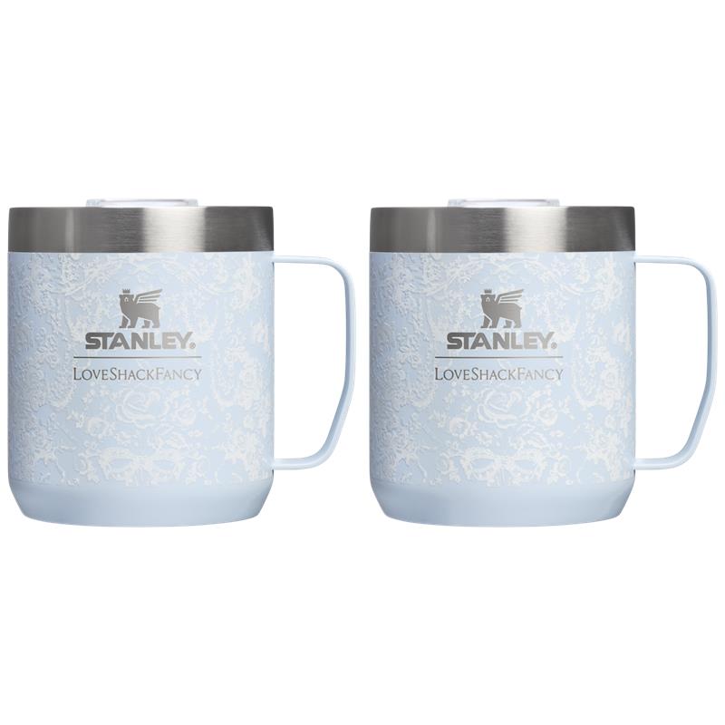 Stanley 1913 x LoveShackFancy Holiday Everyday Camp Mug Set | 12 OZ - Fresh Water Daily