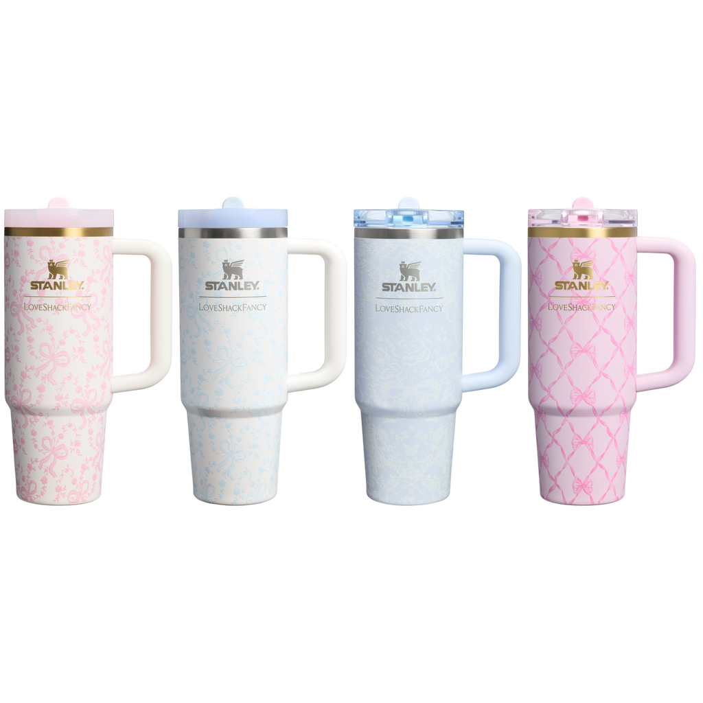 Stanley 1913 x LoveShackFancy Holiday The Quencher ProTour Set 4-pack | 30 OZ - Made to Sip