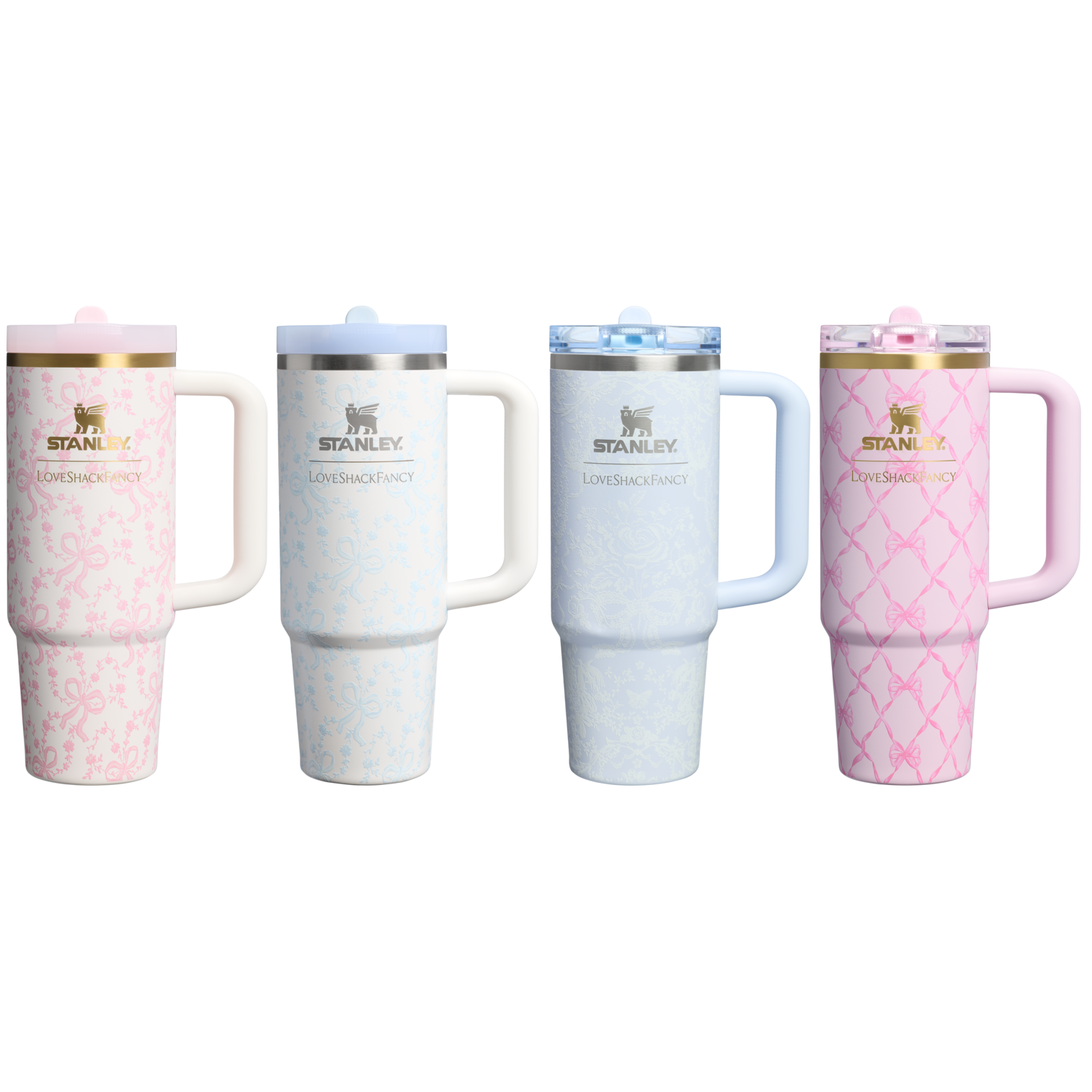 Stanley 1913 x LoveShackFancy Holiday The Quencher ProTour Set 4-pack | 30 OZ - Made to Sip