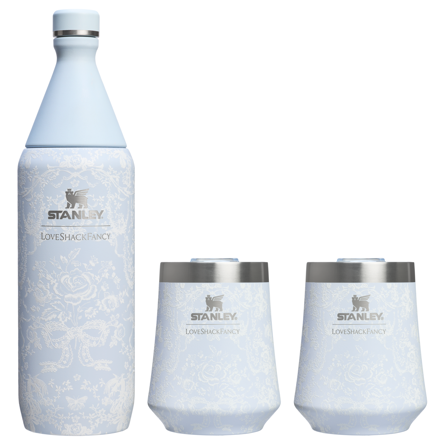 Stanley 1913 x LoveShackFancy Holiday Reserve All Day Wine Set | 34 OZ | 11 OZ - Simple Drinkware Upgrade