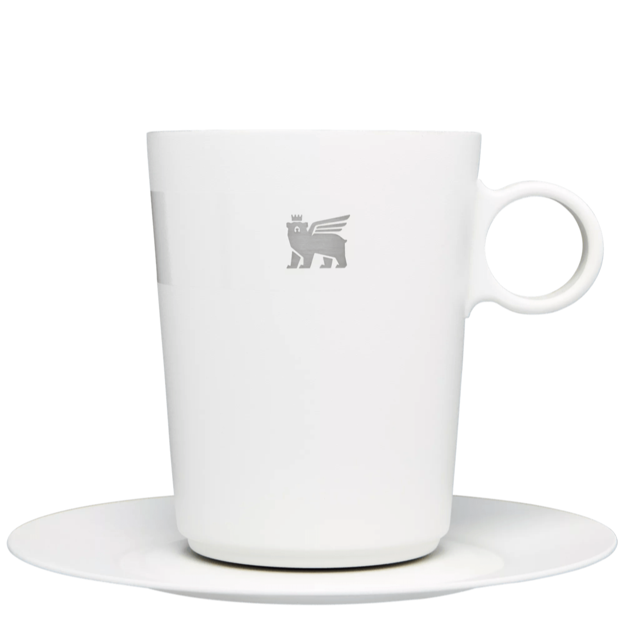 The DayBreak Café Latte Cup & Stillness Saucer | 10.6 OZ - Hydration Made Easy